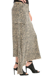ASYMMETRIC SKIRT -CAMO LEOPARD - Da-Nang
